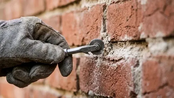 Repointing old brick on a historic Main Street building in Littleton